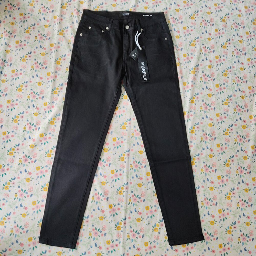 Purple Skinny Jeans Black Size 31